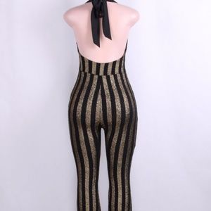 New Backless Jumpsuit Sz M